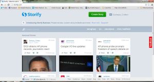 ify homepage May 15, 2013, which features the author's story.