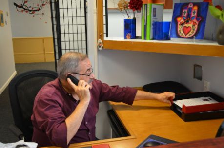 Rabbi Jeffrey Kahn is the owner of D.C.'s newest medical marijuana dispensary, in Takoma Park. Photo by Zach C. Cohen.